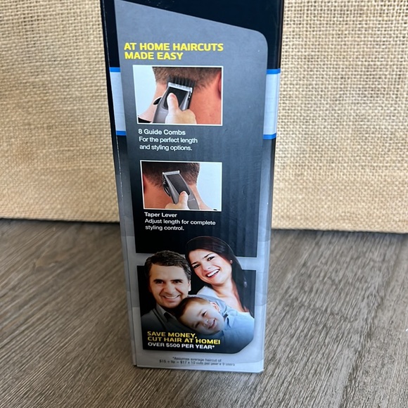 NWT Remington Hair Clippers 14 Piece Home Barber Haircut Set HC1090 - Picture 5 of 6